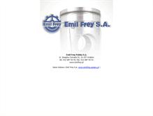 Tablet Screenshot of emilfrey.pl